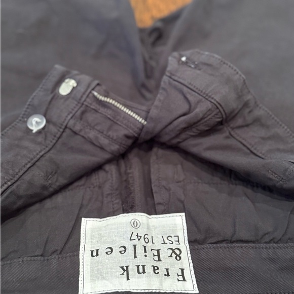 Frank & Eileen Black Chinos Wicklow The Italian Tailored Fit Size 0 - Picture 8 of 11